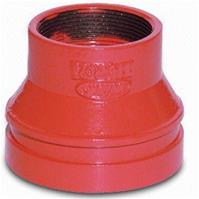 Grooved reducing pipe