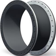 Universal expansion joint with one arch