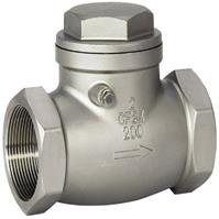 Van một chiều thép không gỉ SUS 304 / 316 nối ren BS PT