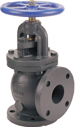 Angle Valve – Cast Iron, Class 125, Bronze Trim