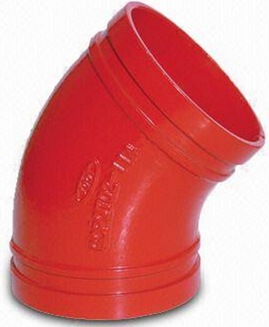 Cút 45 độ nối rãnh
