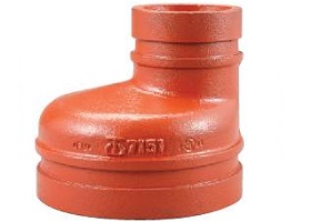 Grooved Giảm lệch tâm rãnh, A536 grade 65, UL/FM