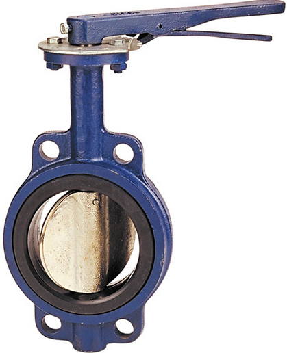 Butterfly Valve - Cast Iron, International, Wafer Type
