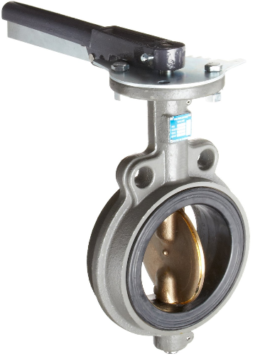 Butterfly Valve - Cast Iron, International, Wafer, Bronze Disc