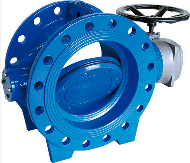 Double flange butterfly valve