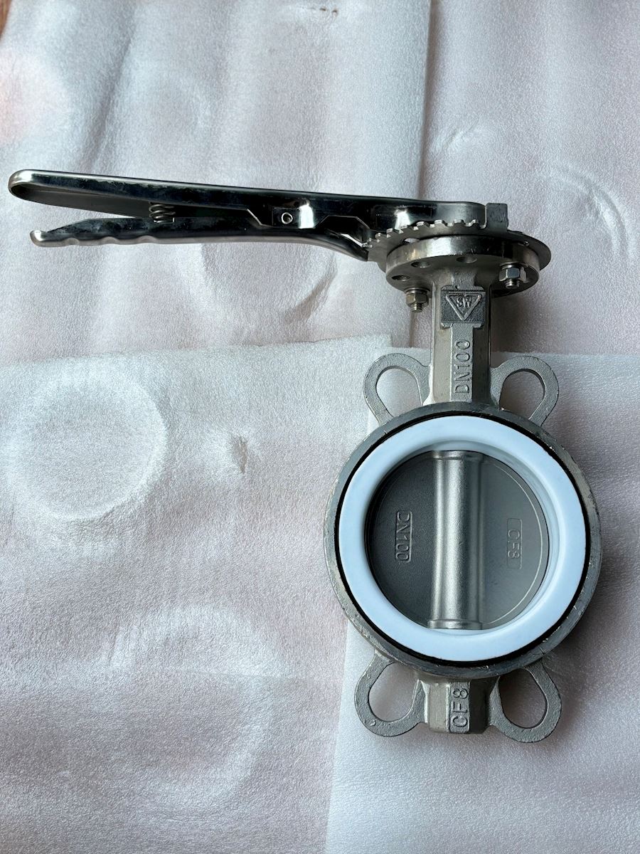 Van bướm tay gạt inox joang PTFE
